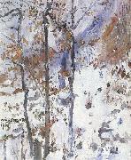 Walchensee, Schneelandschaft Lovis Corinth